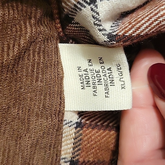 NWT Levi's Vibrant Orange Jacket with Dark Brown Collar - Picture 5 of 7
